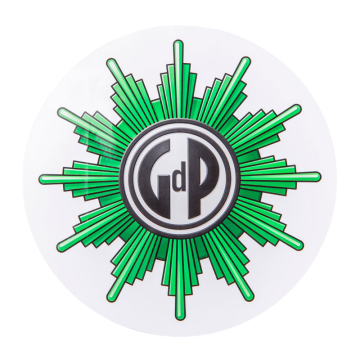Aufkleber "GdP-Stern"