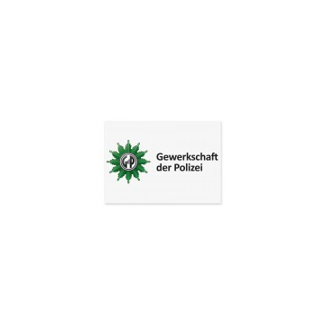Aufkleber "GdP Stern mit Schriftzug"
