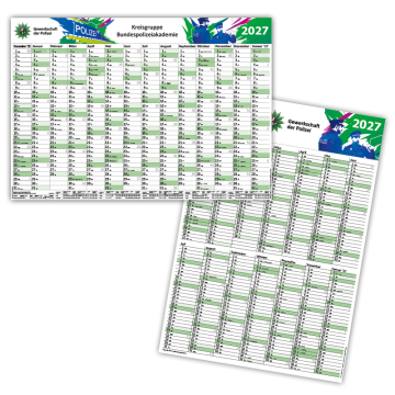 Jahreswandplaner A2 2027