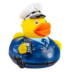 PolEnte Quietscheente Polizist