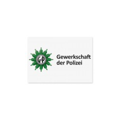 Aufkleber "GdP Stern mit Schriftzug"