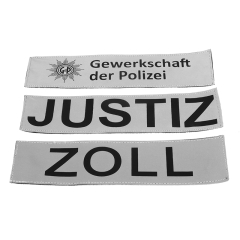 Klettschild "GdP" f&uuml;r Hunter-Taschen